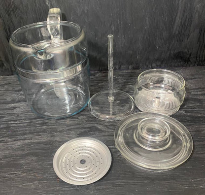 Vintage Pyrex Flameware 7759B 9 Cup Glass Coffee Pot