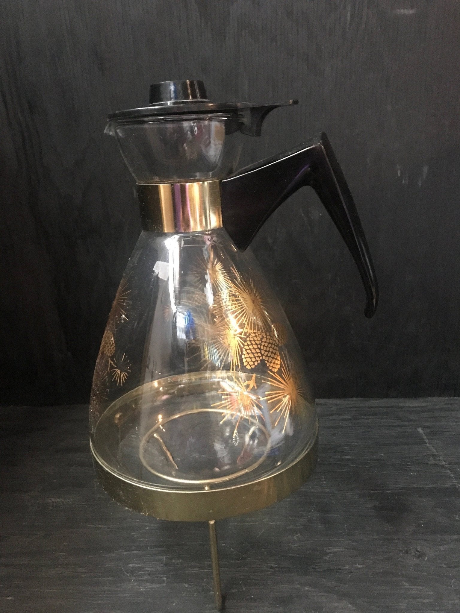 Vintage Pyrex Glass Coffee Carafe with Stand - HLJ at HomeVintage Pyrex Glass Coffee Carafe with StandCoffee PotPyrex