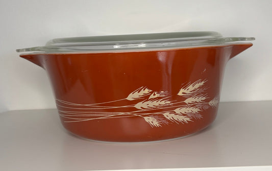 Vintage Pyrex Woodland Casserole Dish