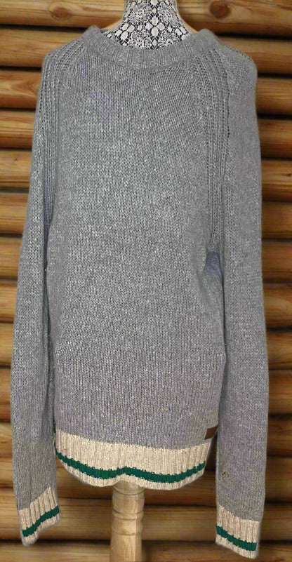 Vintage Roots Cabin Wool Blend Long Trapper Sweater