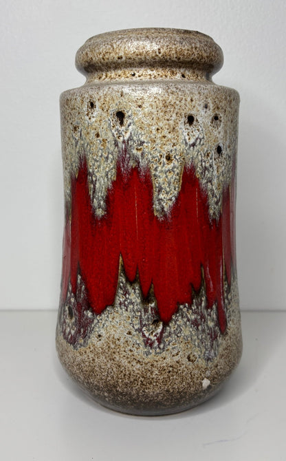 Vintage Scheurich Keramik Lora West German Pottery Lava Vase