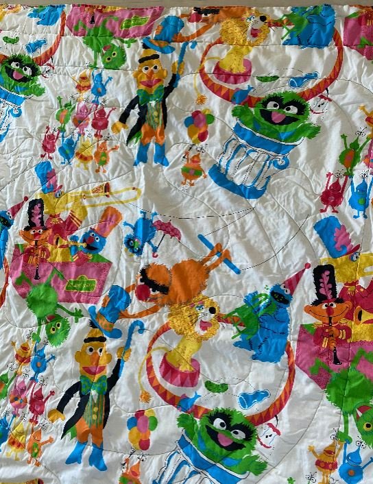 Vintage Sesame Street Blanket - HLJ at HomeVintage Sesame Street BlanketCartoon CharactersSesame Street