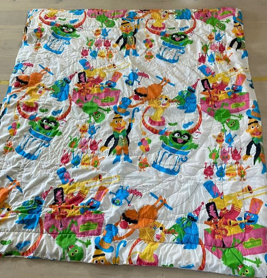 Vintage Sesame Street Blanket - HLJ at HomeVintage Sesame Street BlanketCartoon CharactersSesame Street