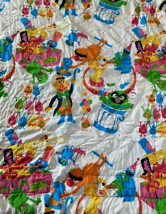 Vintage Sesame Street Blanket - HLJ at HomeVintage Sesame Street BlanketCartoon CharactersSesame Street