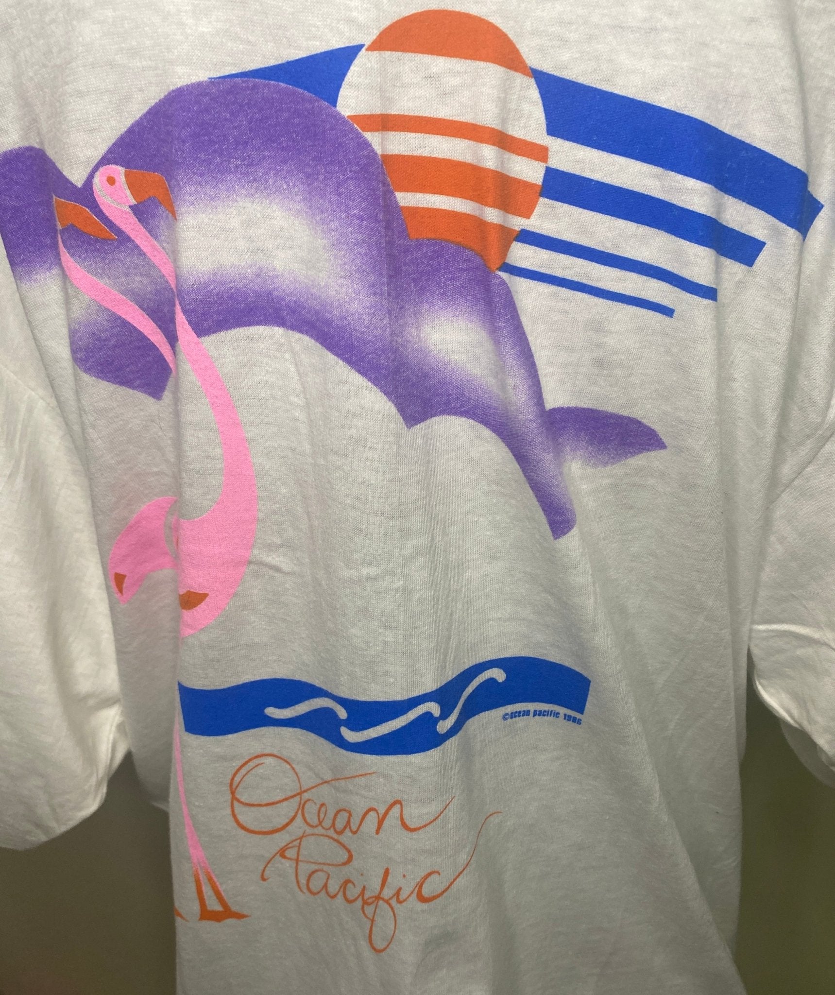 Vintage Single Stitch Ocean Pacific Graphic T Shirt
