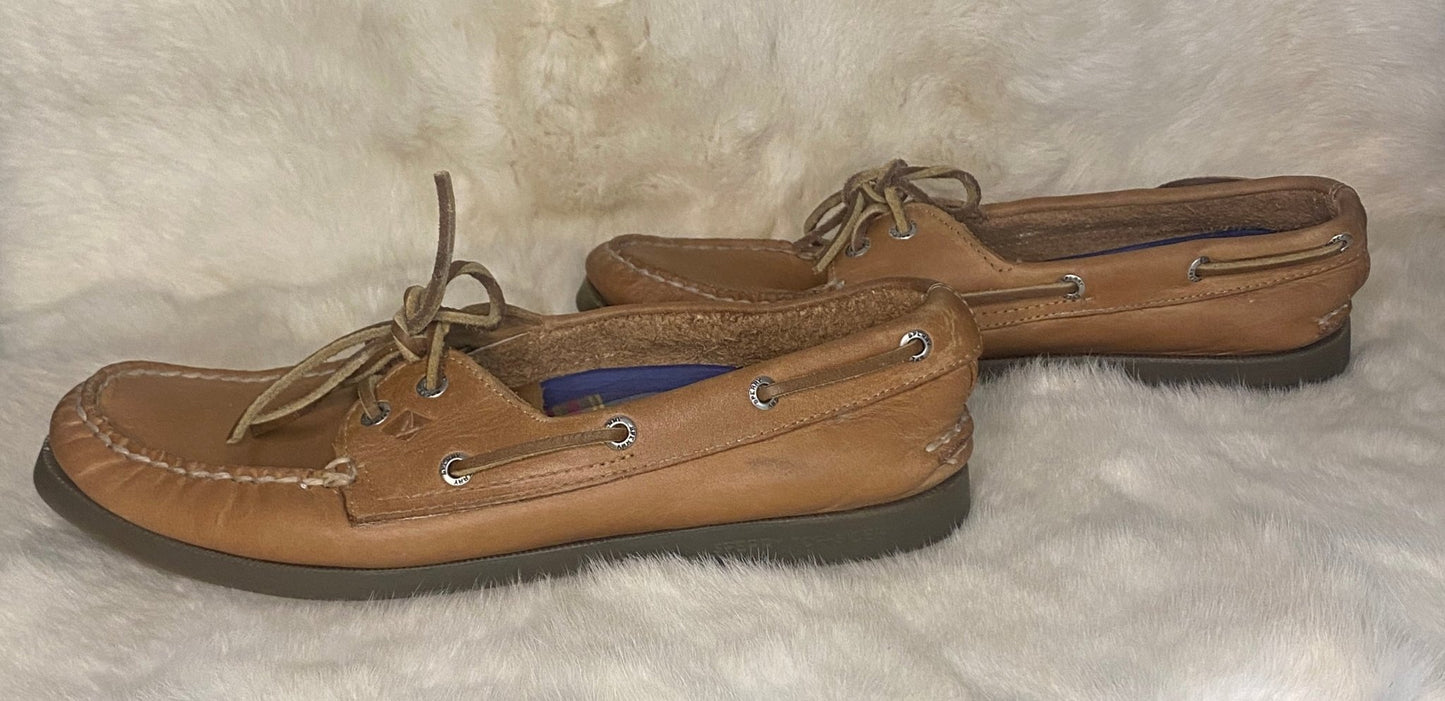 Vintage Sperry Top Sider Women’s Brown Loafers Boat Shoes 8M - HLJ at HomeVintage Sperry Top Sider Women’s Brown Loafers Boat Shoes 8MLoafersSperry