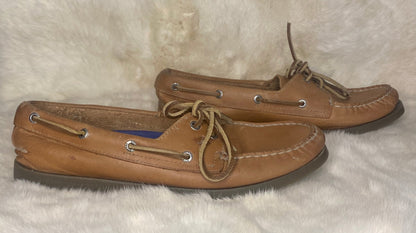 Vintage Sperry Top Sider Women’s Brown Loafers Boat Shoes