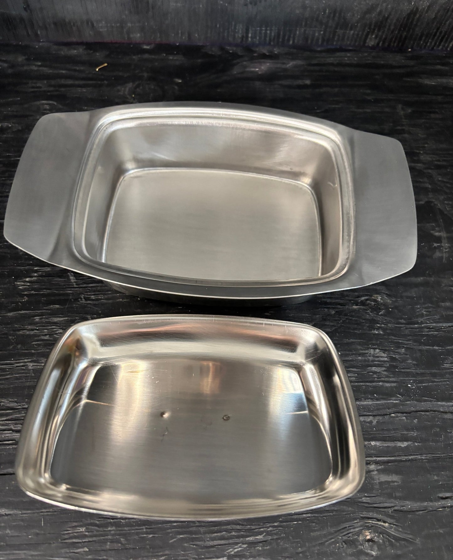 Vintage Stainless Steel Butter Dish - HLJ at HomeVintage Stainless Steel Butter DishButter DishFirst Quality