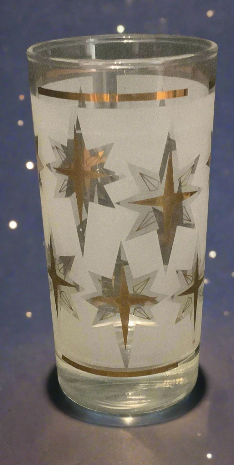 Vintage Starburst Atomic Age Tumbler Glass - HLJ at HomeVintage Starburst Atomic Age Tumbler GlassAtomic AgeHLJ at Home