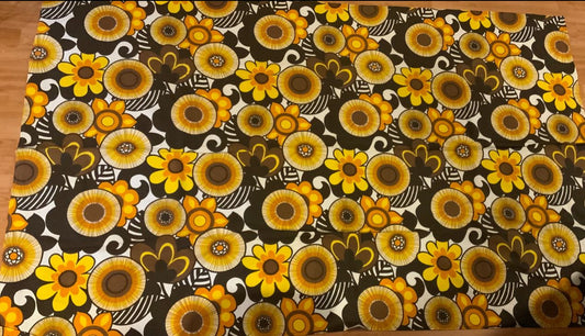 Vintage Sunflower Style Large Tablecloth