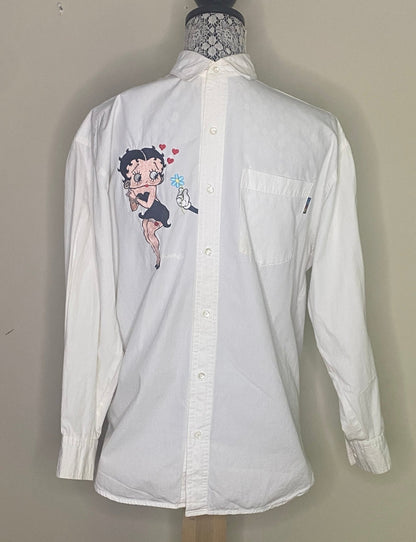 Vintage Too Cute Betty Boop Long Sleeve Shirt