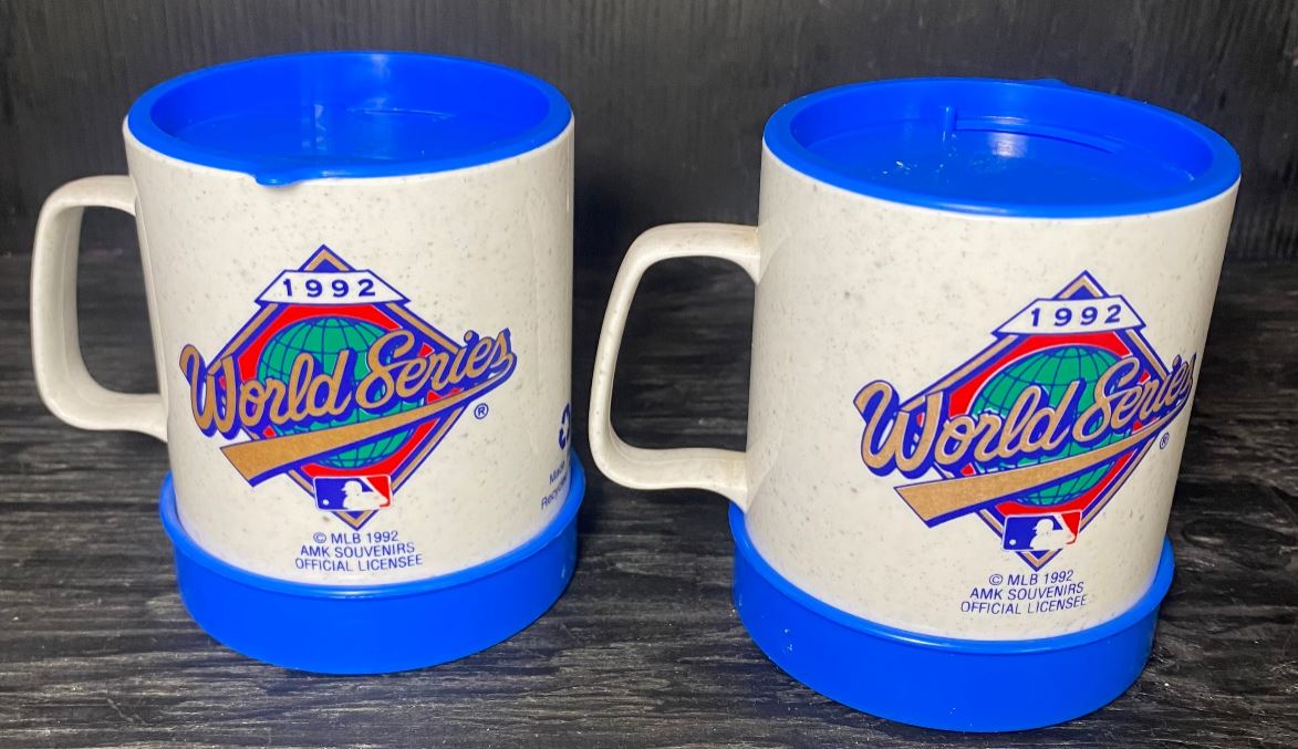 Vintage Toronto Blue Jays Championship Travel Mugs