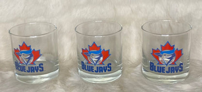 Vintage Toronto Blue Jays Old Fashioned Rock Glasses
