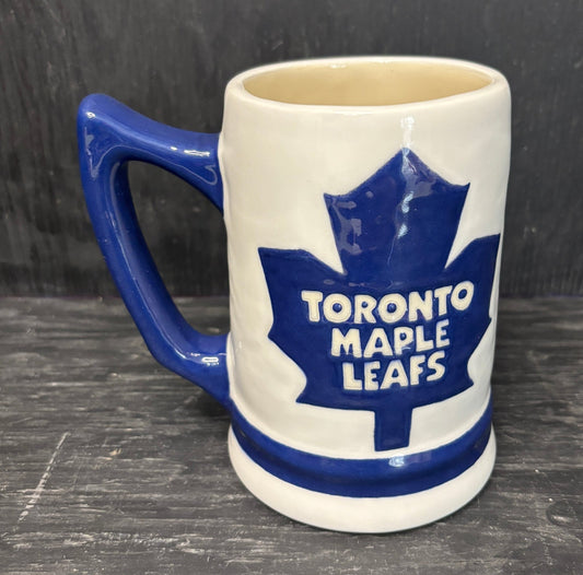 Vintage Toronto Maple Leafs Beer Glass Stein Mug