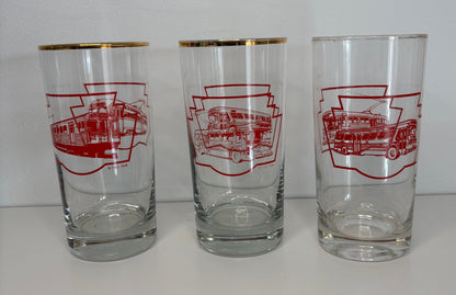 Vintage Toronto Transit Commission TTC Drink Glasses
