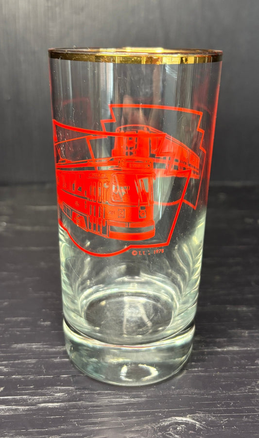 Vintage Toronto Transit Commission TTC Exhibition Streetcar Drink Glass