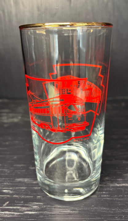 Vintage Toronto Transit Commission TTC King Streetcar Drink Glass
