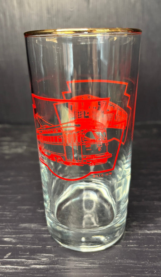 Vintage Toronto Transit Commission TTC King Streetcar Drink Glass