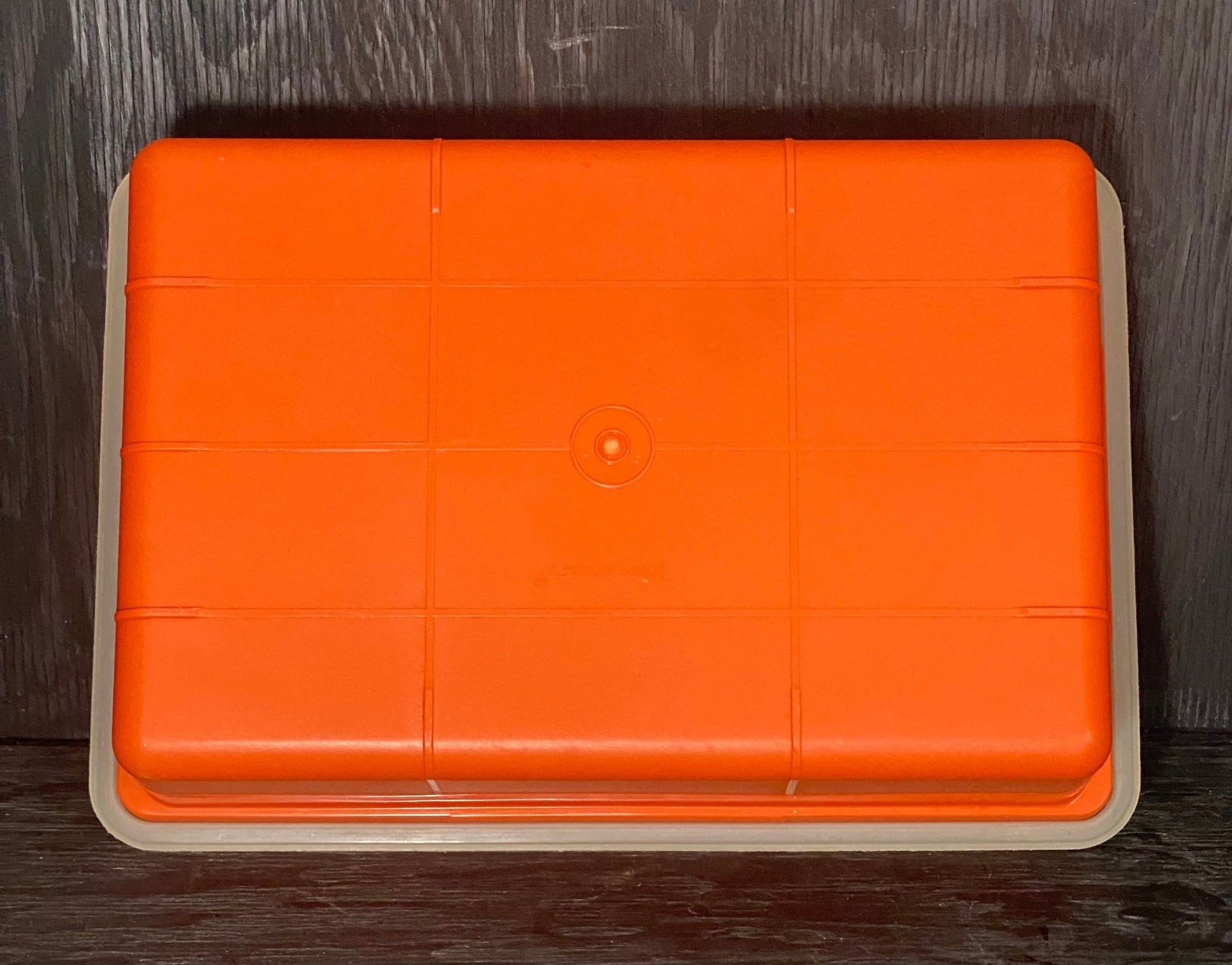 Vintage Tupperware Orange Organizer