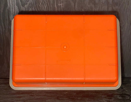Vintage Tupperware Orange Organizer