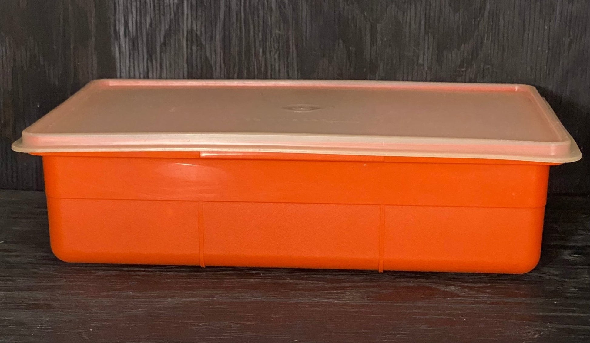 Vintage Tupperware Orange Organizer