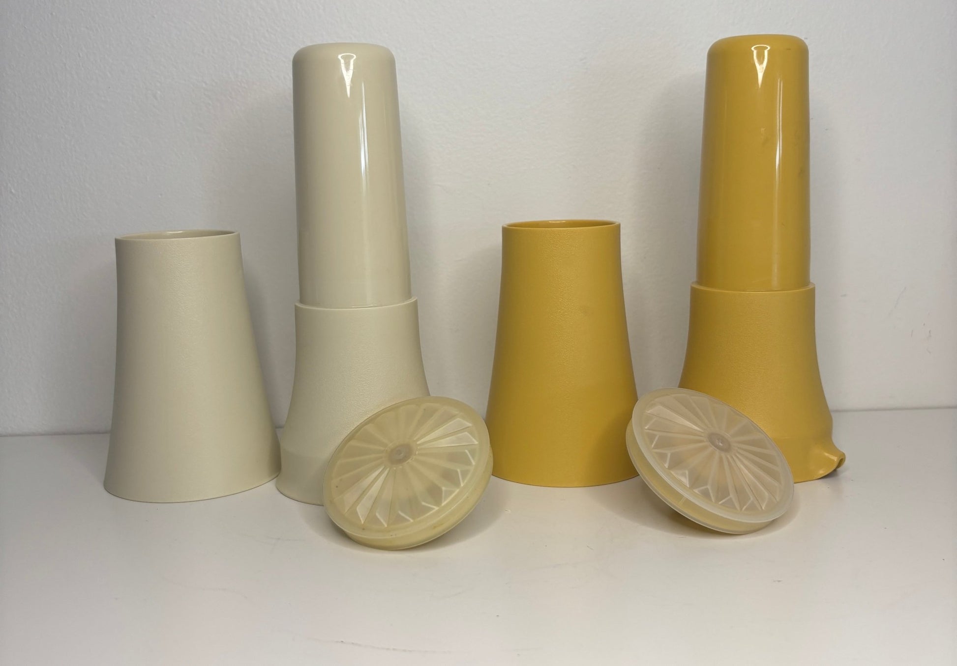 Vintage Tupperware Salad Dressing Cruets - HLJ at HomeVintage Tupperware Salad Dressing CruetsCruetsTupperware