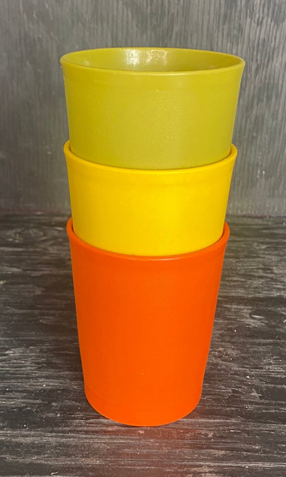 Vintage Tupperware Stackable Tumblers