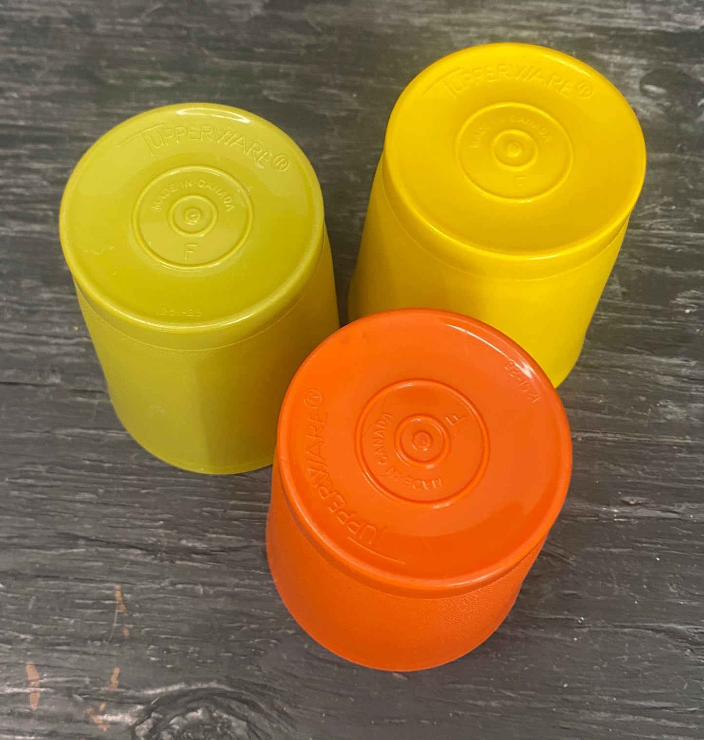 Vintage Tupperware Stackable Tumblers - HLJ at HomeVintage Tupperware Stackable TumblersDrink GlassesTupperware