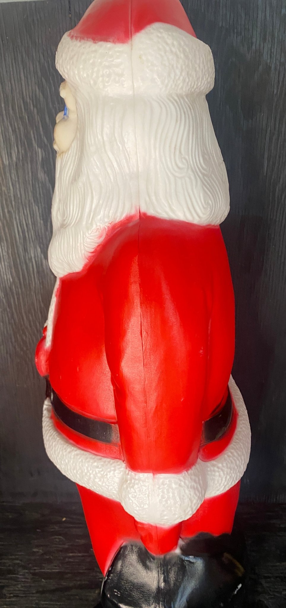 Vintage Plastic Blow Mold Santa Claus
