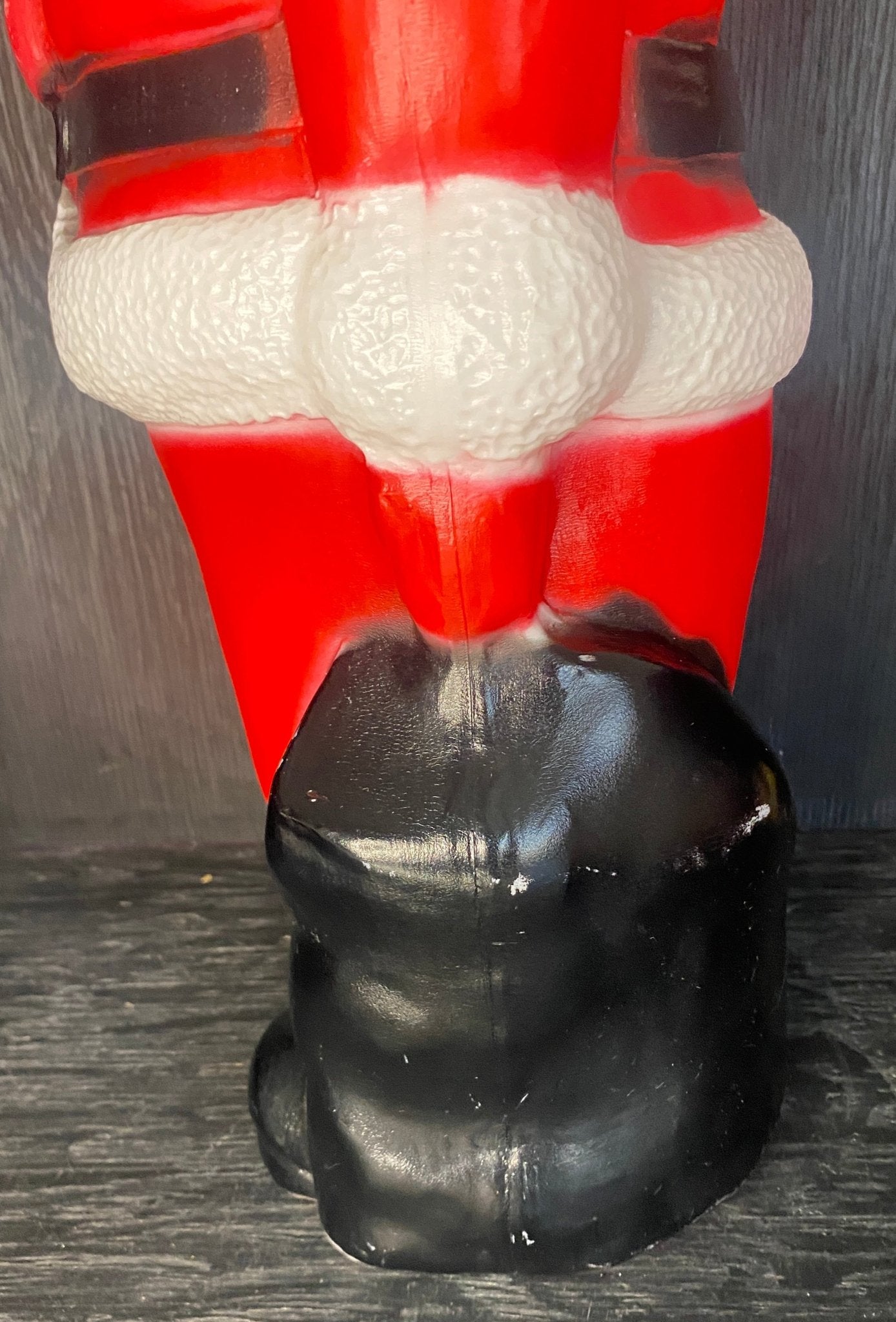 Vintage Union Products Plastic Blow Mold Santa Claus