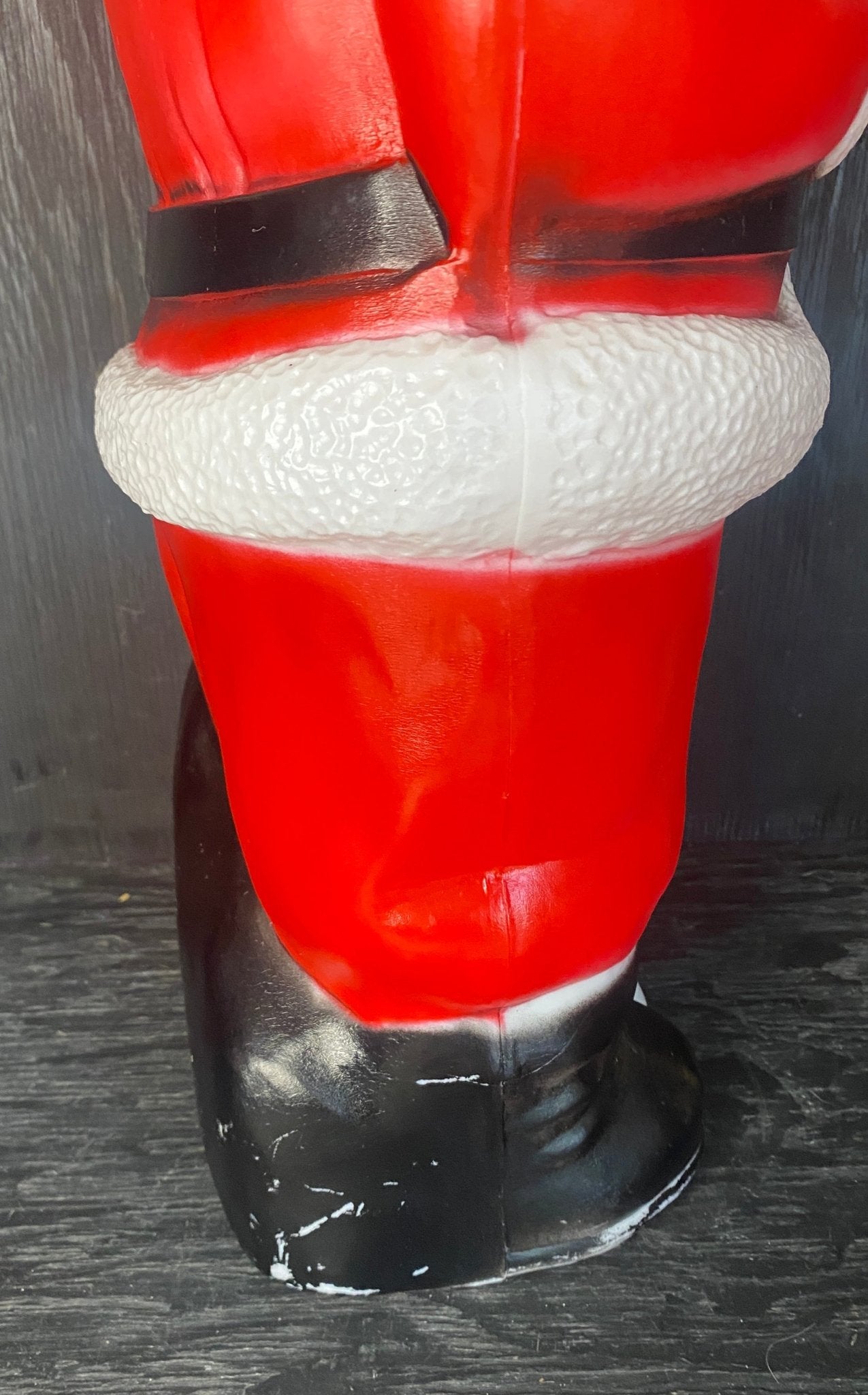 Vintage Union Products Plastic Blow Mold Santa Claus