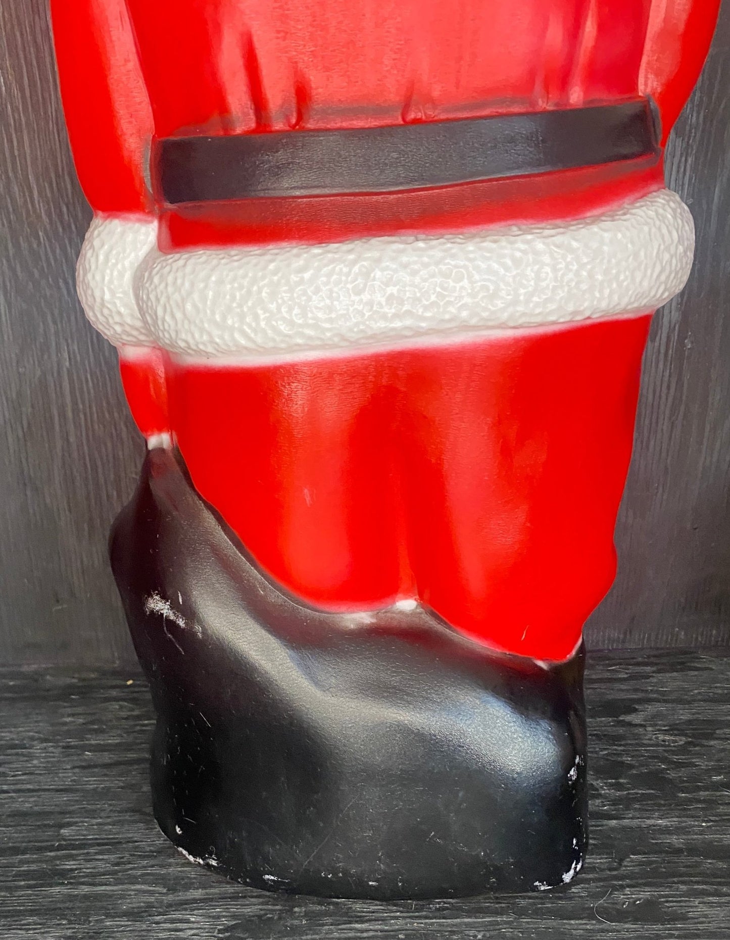 Vintage Union Products Plastic Christmas Blow Mold Santa Claus