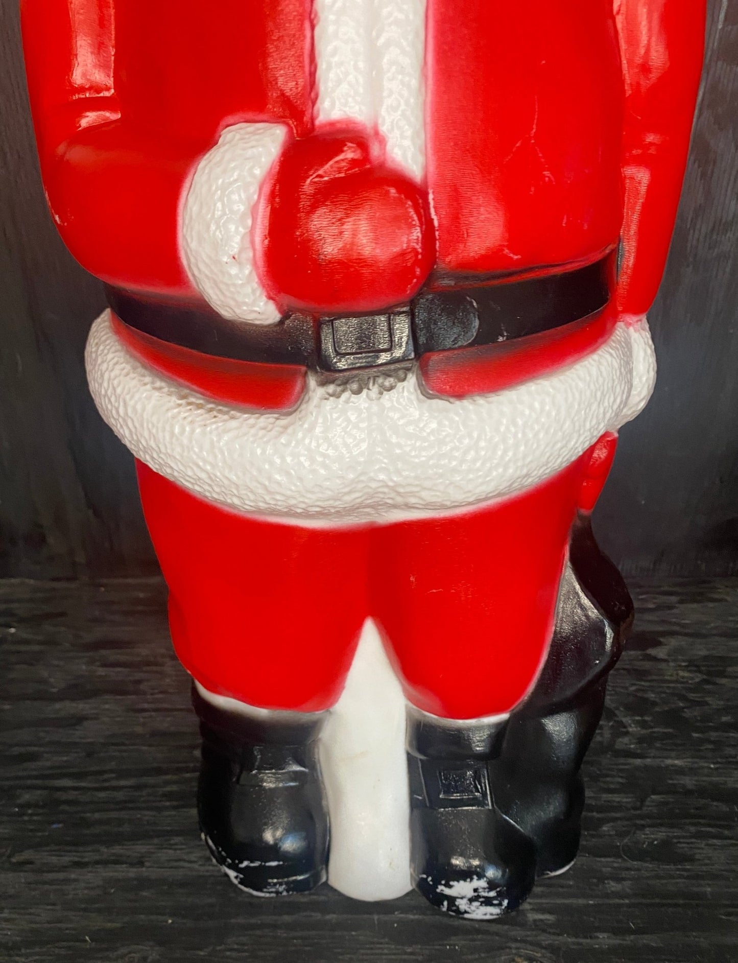 Vintage Union Products Plastic Blow Mold Santa Claus
