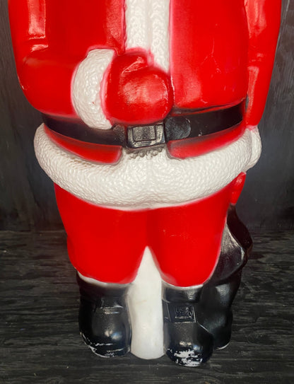 Vintage Union Products Plastic Blow Mold Santa Claus