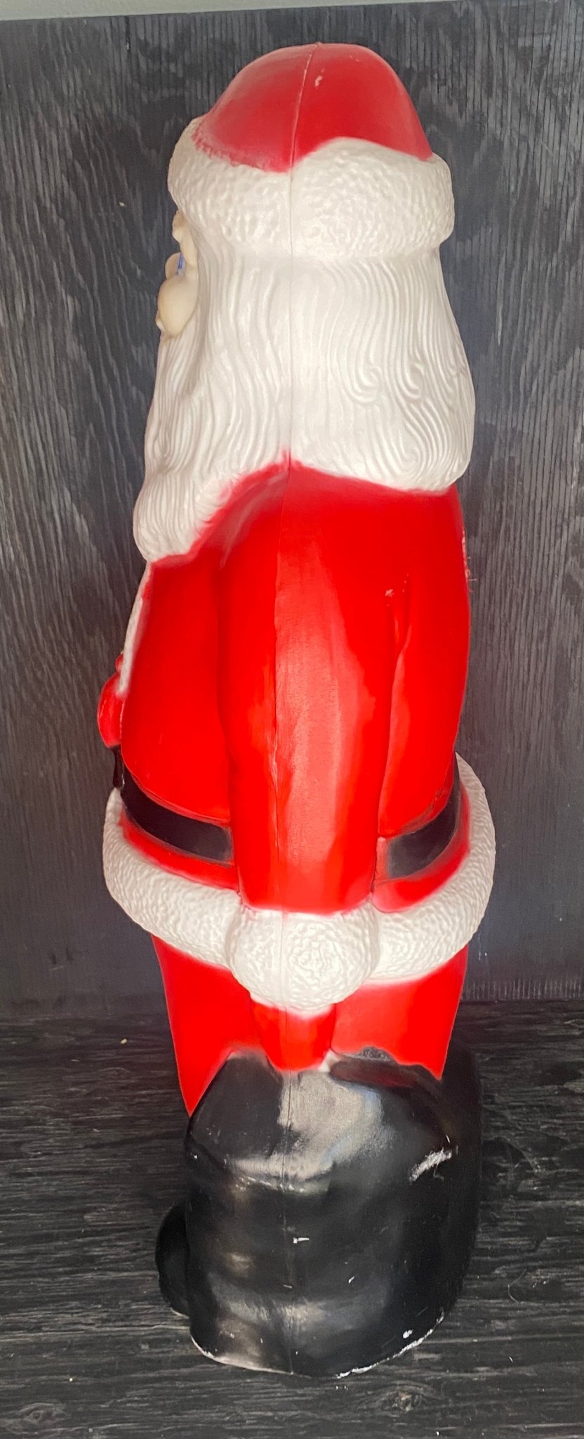 Vintage Plastic Blow Mold Santa Claus