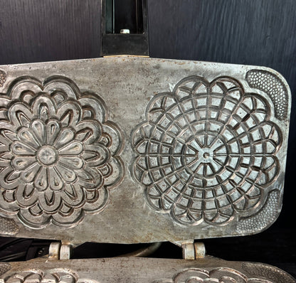 vintage Pizzelle Chef Italian Cookie Maker