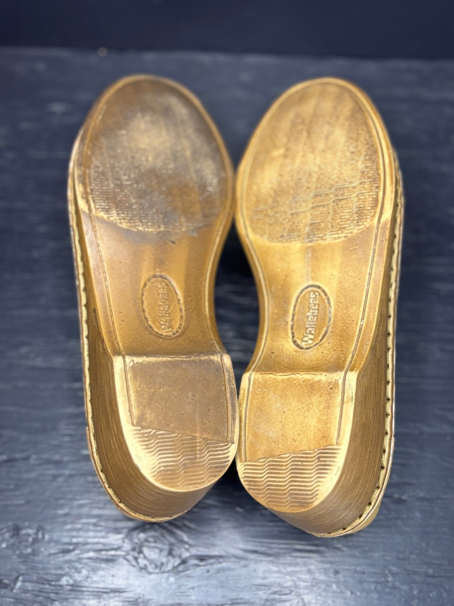 Vintage Wallabee Liz Tan Leather Women’s Shoes Medium