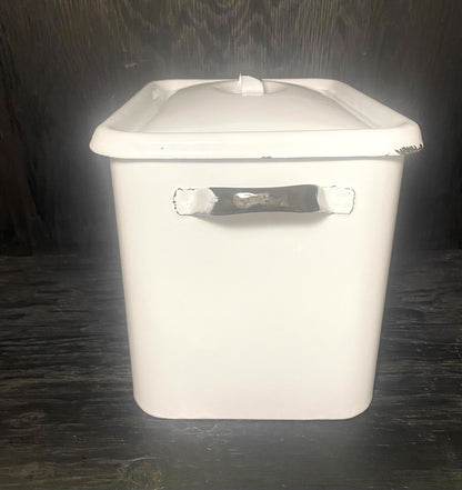Enamel Bread Box