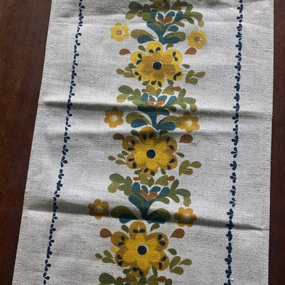 Yellow Flowers Table Runner