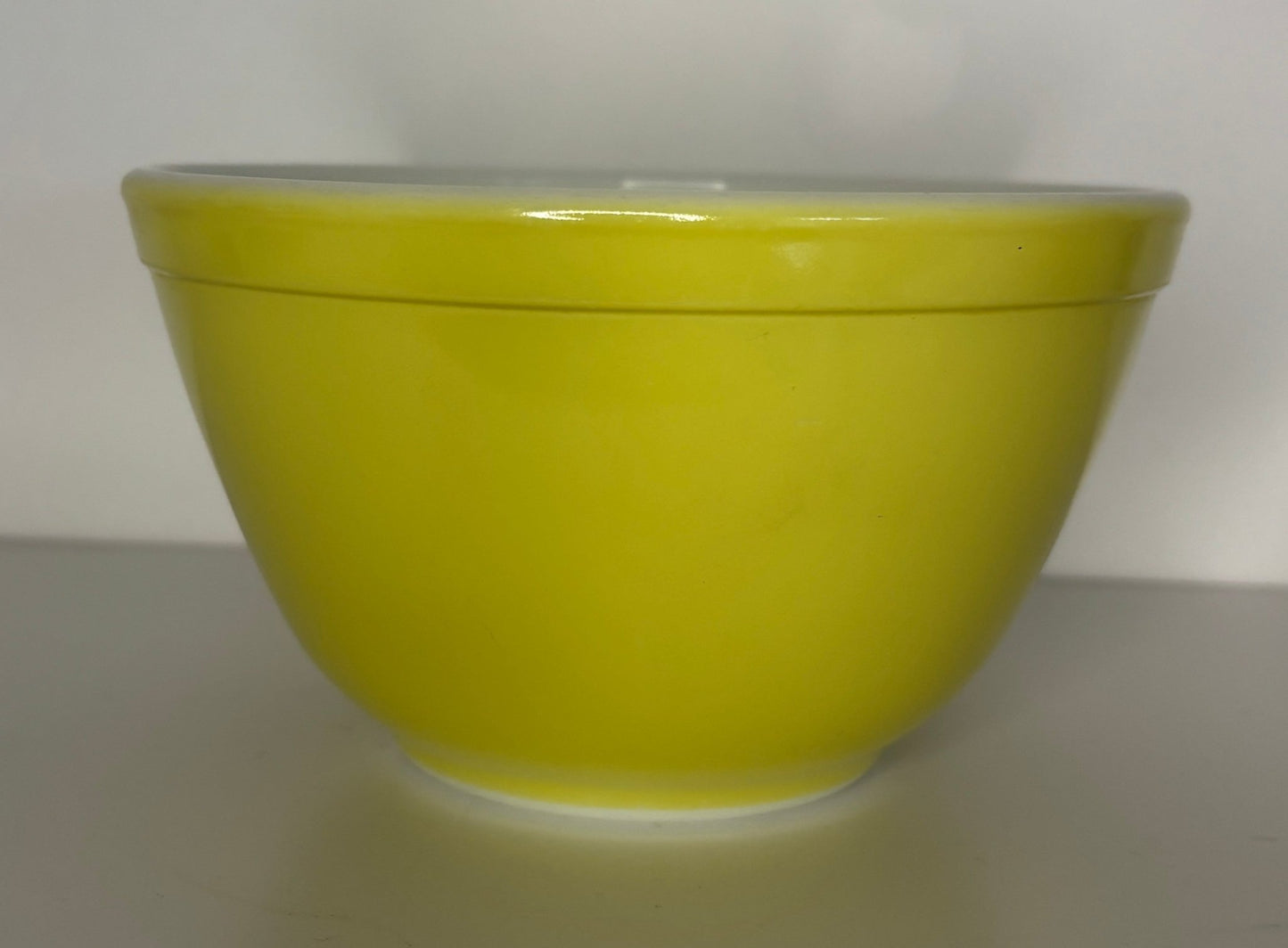 Yellow Pyrex Mixing Bowl