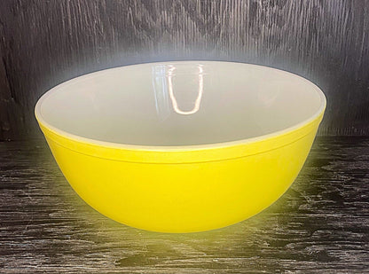 Yellow Pyrex Mixing Bowl