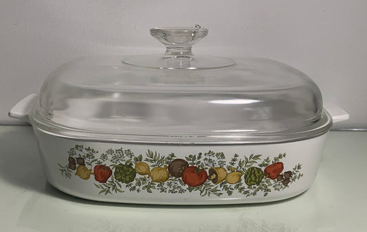 Corningware Spice of Life Shallow Casserole Dish