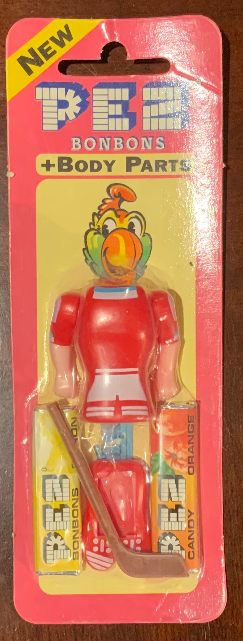 Vintage Pez Body Parts Hockey Player