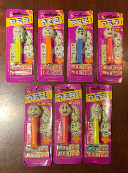 Glowing Ghosts Pez Dispensers