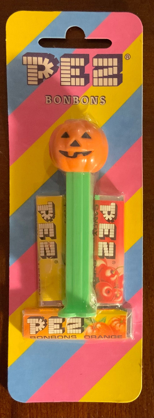 Vintage Halloween Pumpkin Pez Dispenser