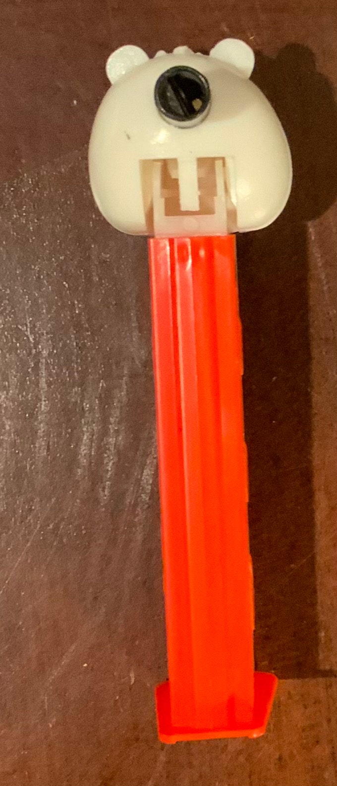 Vintage Red Stem Merry Music Maker Panda Whistle Pez Dispenser